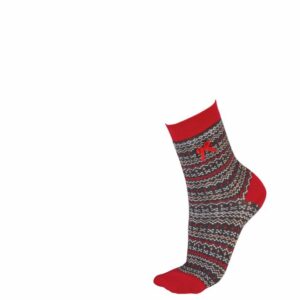 Fairisle Dames Kerstsokjes